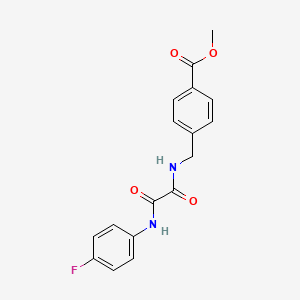 molecular formula C17H15FN2O4 B4235208 methyl 4-({[[(4-fluorophenyl)amino](oxo)acetyl]amino}methyl)benzoate 