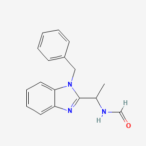 [1-(1-benzyl-1H-benzimidazol-2-yl)ethyl]formamide