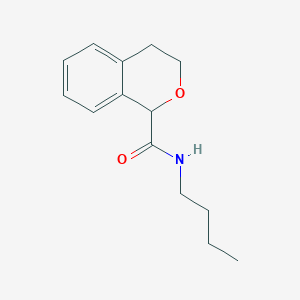 N-butyl-3,4-dihydro-1H-isochromene-1-carboxamide