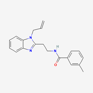 N-[2-(1-allyl-1H-benzimidazol-2-yl)ethyl]-3-methylbenzamide