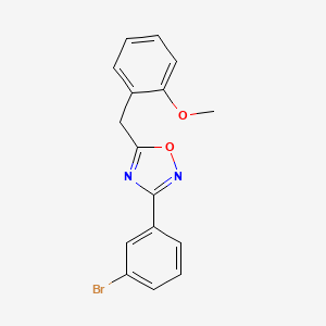 3-(3-bromophenyl)-5-(2-methoxybenzyl)-1,2,4-oxadiazole