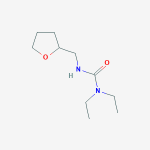 molecular formula C10H20N2O2 B4235727 N,N-diethyl-N'-(tetrahydro-2-furanylmethyl)urea 