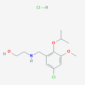 2-[(5-chloro-2-isopropoxy-3-methoxybenzyl)amino]ethanol hydrochloride