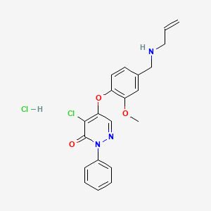 5-{4-[(allylamino)methyl]-2-methoxyphenoxy}-4-chloro-2-phenyl-3(2H)-pyridazinone hydrochloride