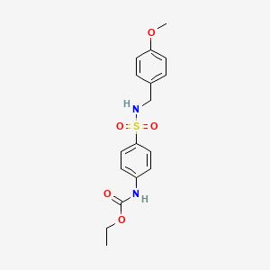ethyl (4-{[(4-methoxybenzyl)amino]sulfonyl}phenyl)carbamate