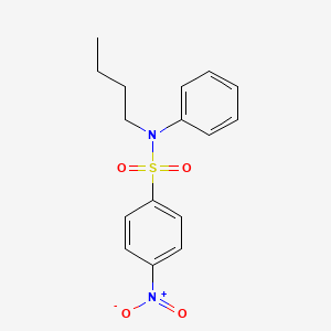 molecular formula C16H18N2O4S B4236071 N-butyl-4-nitro-N-phenylbenzenesulfonamide CAS No. 211675-99-9