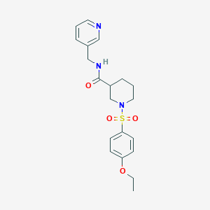 1-[(4-ethoxyphenyl)sulfonyl]-N-(3-pyridinylmethyl)-3-piperidinecarboxamide