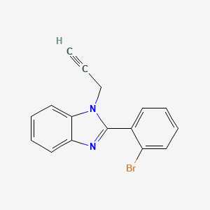 2-(2-bromophenyl)-1-(2-propyn-1-yl)-1H-benzimidazole