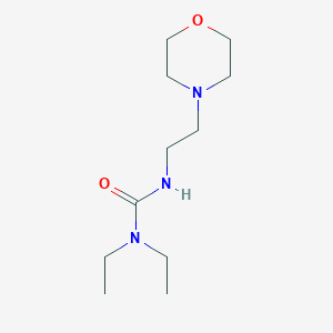 molecular formula C11H23N3O2 B4236178 N,N-diethyl-N'-[2-(4-morpholinyl)ethyl]urea 
