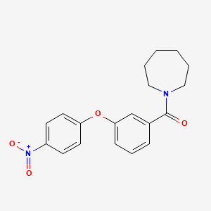 1-[3-(4-nitrophenoxy)benzoyl]azepane