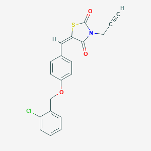 5-{4-[(2-Chlorobenzyl)oxy]benzylidene}-3-(2-propynyl)-1,3-thiazolidine-2,4-dione