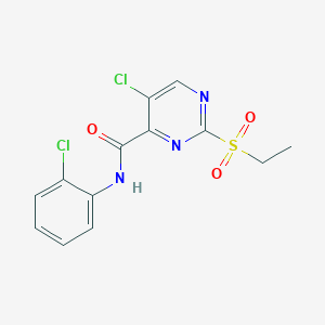 5-CHLORO-N-(2-CHLOROPHENYL)-2-(ETHANESULFONYL)PYRIMIDINE-4-CARBOXAMIDE