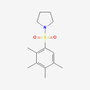 1-[(2,3,4,5-tetramethylphenyl)sulfonyl]pyrrolidine