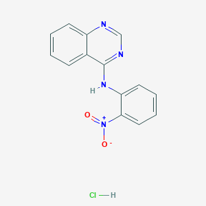 N-(2-nitrophenyl)-4-quinazolinamine hydrochloride