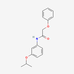 molecular formula C17H19NO3 B4236410 N-(3-isopropoxyphenyl)-2-phenoxyacetamide 