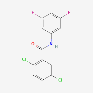 molecular formula C13H7Cl2F2NO B4236430 2,5-dichloro-N-(3,5-difluorophenyl)benzamide 