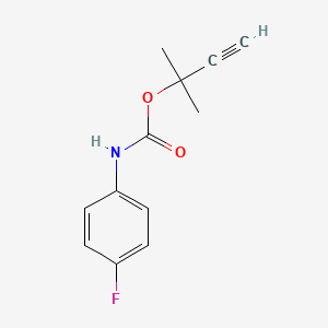 1,1-dimethyl-2-propyn-1-yl (4-fluorophenyl)carbamate