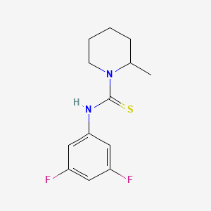 molecular formula C13H16F2N2S B4236552 N-(3,5-difluorophenyl)-2-methylpiperidine-1-carbothioamide CAS No. 838867-15-5