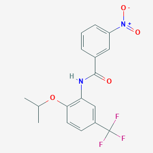 N-[2-isopropoxy-5-(trifluoromethyl)phenyl]-3-nitrobenzamide