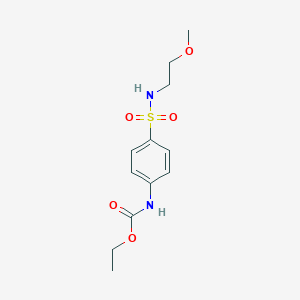 ethyl (4-{[(2-methoxyethyl)amino]sulfonyl}phenyl)carbamate