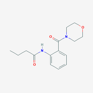 N-[2-(4-morpholinylcarbonyl)phenyl]butanamide