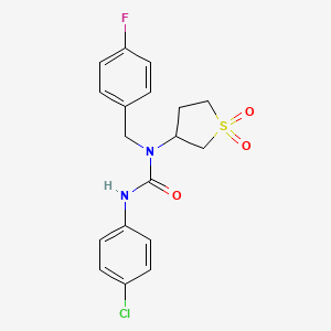 N'-(4-chlorophenyl)-N-(1,1-dioxidotetrahydro-3-thienyl)-N-(4-fluorobenzyl)urea