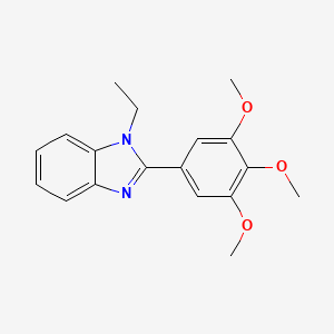 1-ethyl-2-(3,4,5-trimethoxyphenyl)-1H-benzimidazole