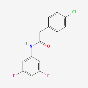 molecular formula C14H10ClF2NO B4236811 2-(4-chlorophenyl)-N-(3,5-difluorophenyl)acetamide 