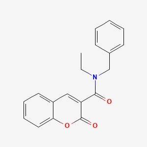 N-benzyl-N-ethyl-2-oxo-2H-chromene-3-carboxamide