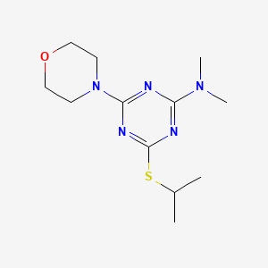 4-(isopropylthio)-N,N-dimethyl-6-(4-morpholinyl)-1,3,5-triazin-2-amine