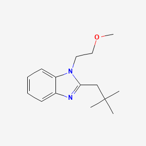 2-(2,2-dimethylpropyl)-1-(2-methoxyethyl)-1H-benzimidazole
