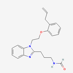 (3-{1-[2-(2-allylphenoxy)ethyl]-1H-benzimidazol-2-yl}propyl)formamide