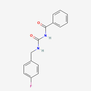 N-{[(4-fluorobenzyl)amino]carbonyl}benzamide