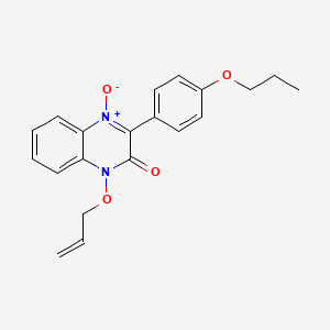 1-(allyloxy)-3-(4-propoxyphenyl)-2(1H)-quinoxalinone 4-oxide