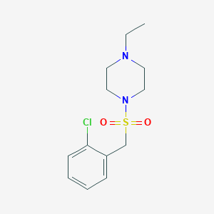 1-[(2-chlorobenzyl)sulfonyl]-4-ethylpiperazine