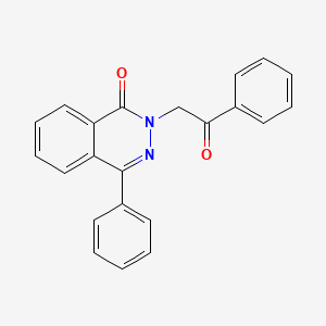 2-(2-oxo-2-phenylethyl)-4-phenyl-1(2H)-phthalazinone