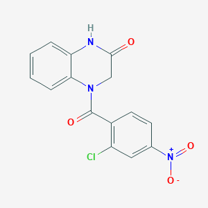 4-(2-chloro-4-nitrobenzoyl)-3,4-dihydro-2(1H)-quinoxalinone