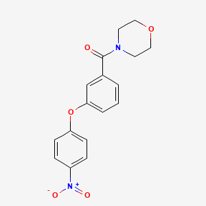 4-[3-(4-nitrophenoxy)benzoyl]morpholine