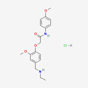 2-{4-[(ethylamino)methyl]-2-methoxyphenoxy}-N-(4-methoxyphenyl)acetamide hydrochloride