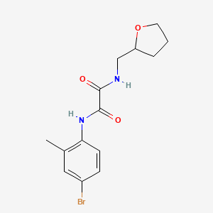 N-(4-bromo-2-methylphenyl)-N'-(tetrahydro-2-furanylmethyl)ethanediamide