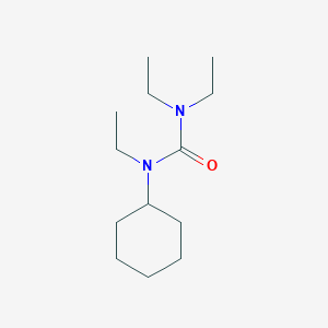 molecular formula C13H26N2O B4237220 N-cyclohexyl-N,N',N'-triethylurea 