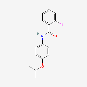 molecular formula C16H16INO2 B4237256 2-iodo-N-(4-isopropoxyphenyl)benzamide 