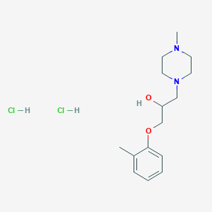 1-(2-methylphenoxy)-3-(4-methyl-1-piperazinyl)-2-propanol dihydrochloride