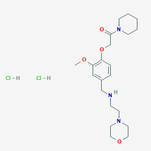 N-{3-methoxy-4-[2-oxo-2-(1-piperidinyl)ethoxy]benzyl}-2-(4-morpholinyl)ethanamine dihydrochloride