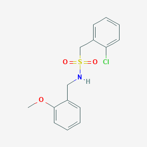 1-(2-chlorophenyl)-N-(2-methoxybenzyl)methanesulfonamide