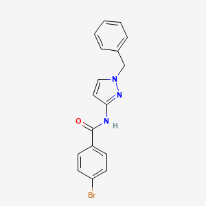 N-(1-benzyl-1H-pyrazol-3-yl)-4-bromobenzamide