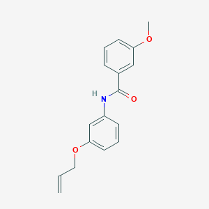 molecular formula C17H17NO3 B4237312 N-[3-(allyloxy)phenyl]-3-methoxybenzamide 