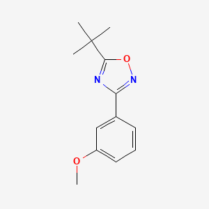 5-tert-butyl-3-(3-methoxyphenyl)-1,2,4-oxadiazole