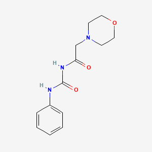 N-(anilinocarbonyl)-2-(4-morpholinyl)acetamide