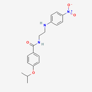 4-isopropoxy-N-{2-[(4-nitrophenyl)amino]ethyl}benzamide